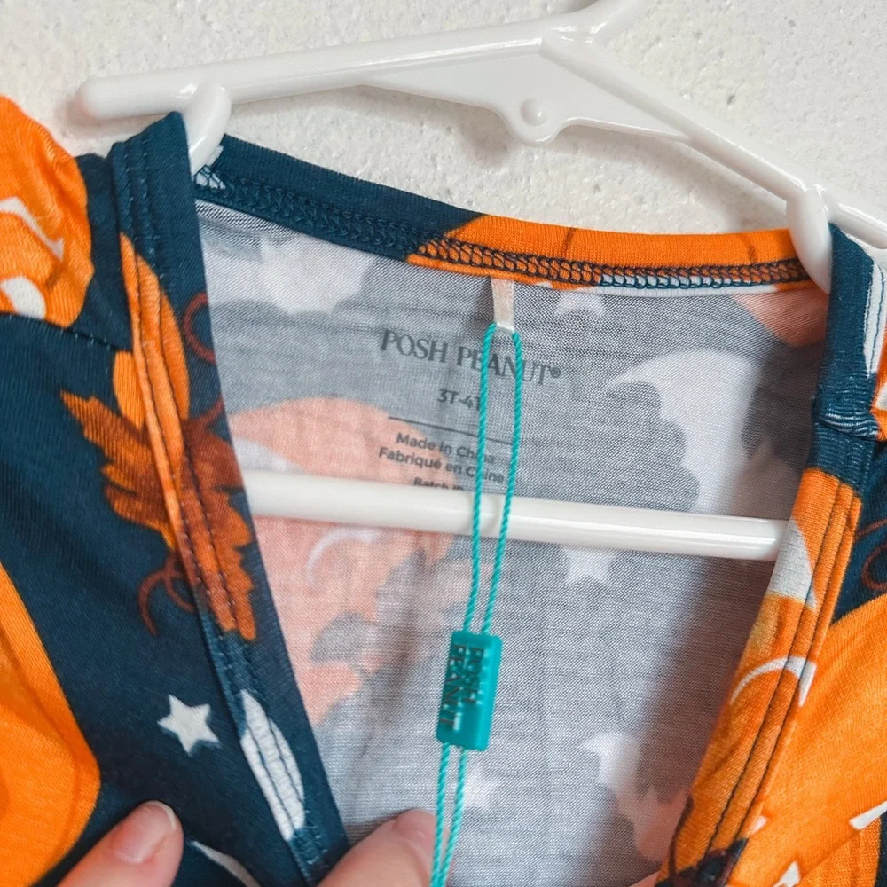 NWT Posh Peanut Jack-O-Lantern Pajama shirt - Picture 3 of 4